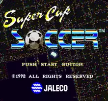 Image n° 1 - screenshots  : Super Cup Soccer